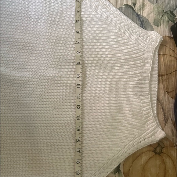 LOFT White Ribbed Tank Top - Picture 7 of 10